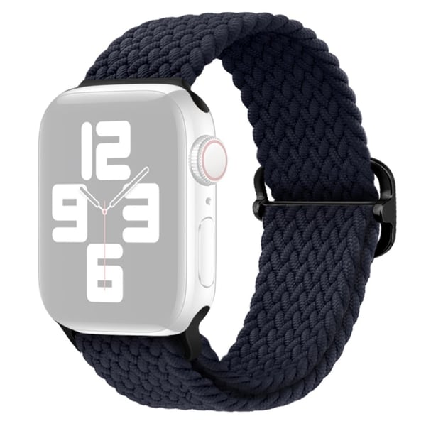 Apple Watch Ultra 2 Ultra 49mm / 9 8 7 45mm / 6 5 4 SE (2023) SE (2022) SE 44mm / 3 2 1 42mm Nylon Flettet Urarmbånd - Koksgrå