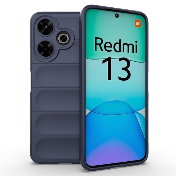 Deksel med mykt grep for Xiaomi Redmi 13 / Xiaomi Redmi Note 13R - Mørkeblå