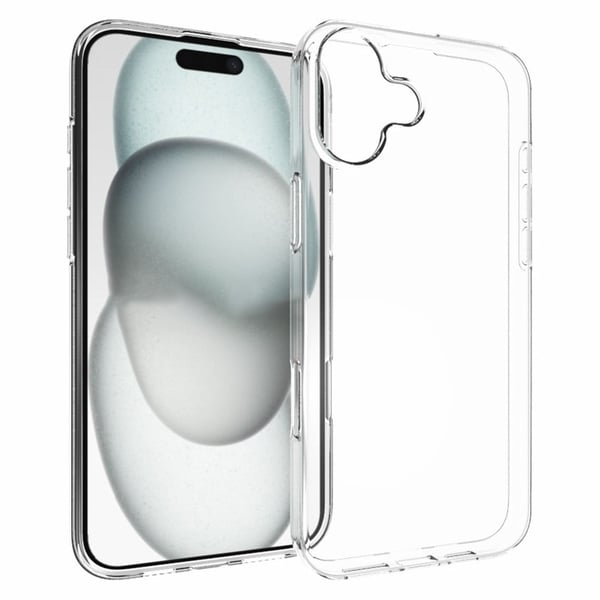 Erittäin ohut läpinäkyvä kotelo iPhone 16 Plus