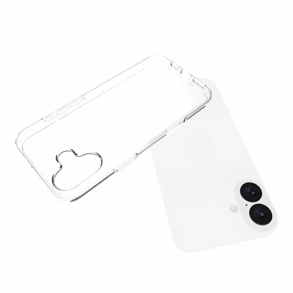 Erittäin ohut läpinäkyvä kotelo iPhone 16 Plus