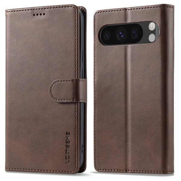 LC.IMEEKE Google Pixel 9 Pro XL flip etui - Brun LC.IMEEKE Google Pixel 9 Pro XL flip etui - Brun