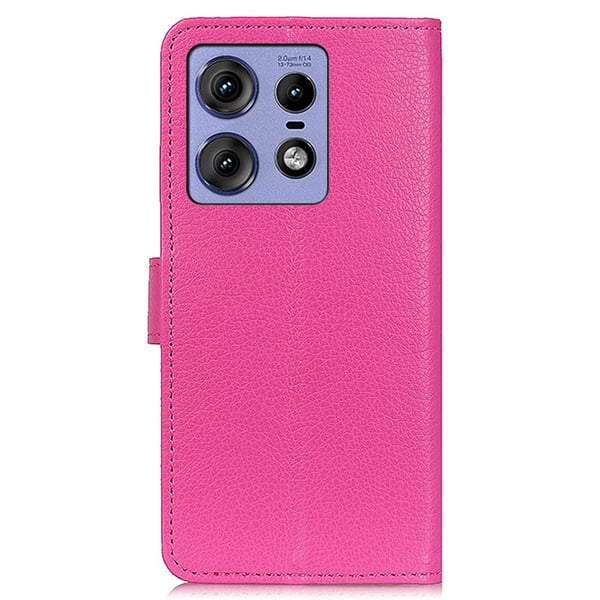 Classic Motorola Edge 50 Pro flip etui - Rose