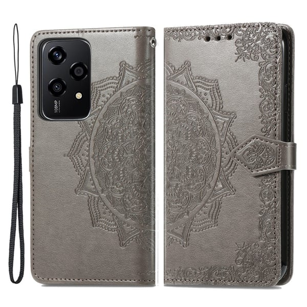 Mandala Honor 200 Lite etui i lær - Grå