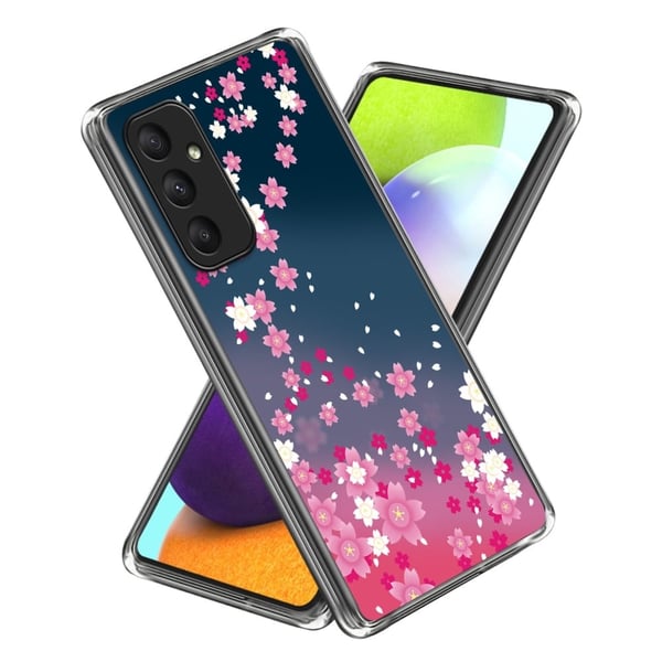 Deco Samsung Galaxy A35 kotelot - Vaaleanpunaiset Kukat Deco Samsung Galaxy A35 kotelot - Vaaleanpunaiset Kukat