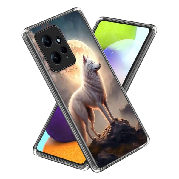 Deco Xiaomi Redmi Note 12 skal - Månskensvarg Deco Xiaomi Redmi Note 12 skal - Månskensvarg