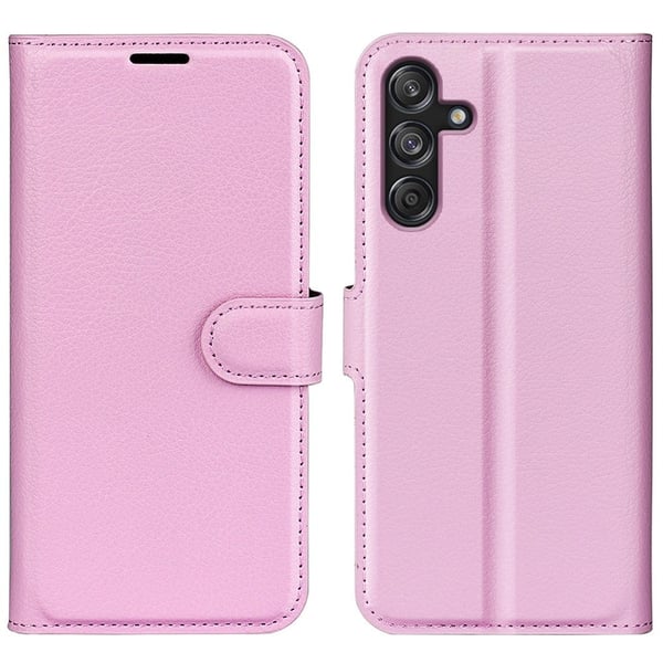 Classic Samsung Galaxy M55 / Samsung Galaxy C55 / Samsung Galaxy F55 flip kuoret - Pinkki