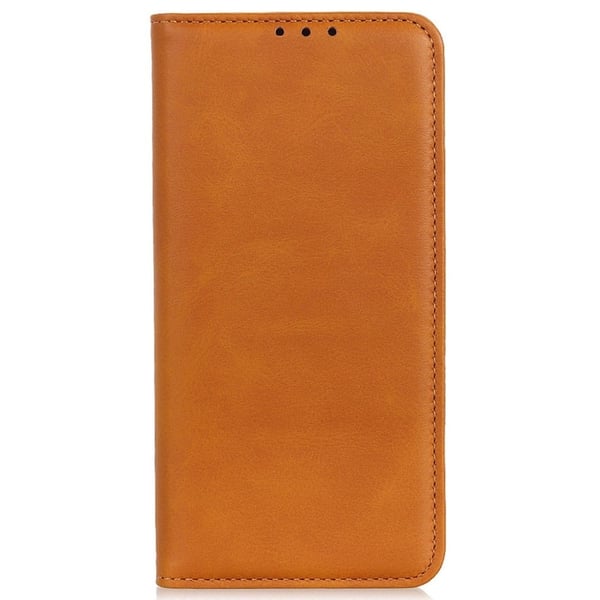 Skinn-etui i lommebok-stil for Motorola Edge 50 Pro - Brun