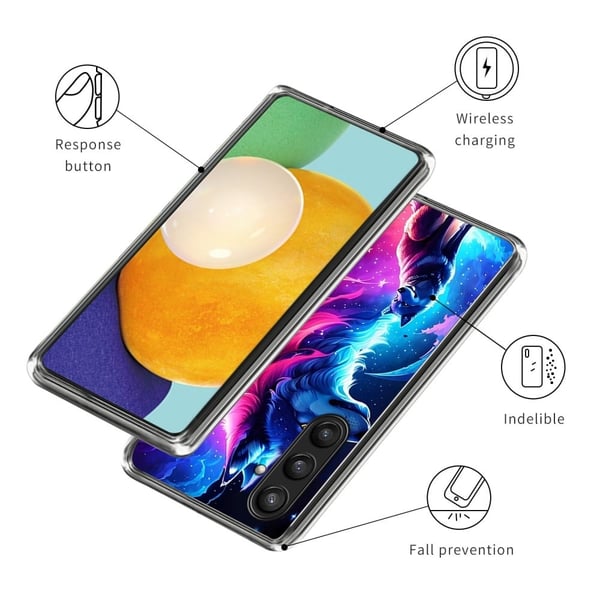 Deco Samsung Galaxy S24 skal - Stjärnklar Varg