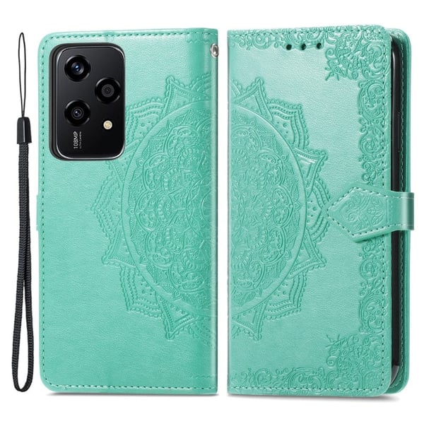 Mandala Honor 200 Lite nahkakotelo - Vihreä