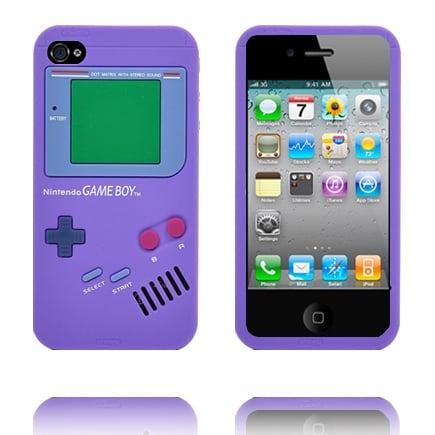 Gameboy (violetti) iPhone 4S suojakuori Gameboy (violetti) iPhone 4S suojakuori