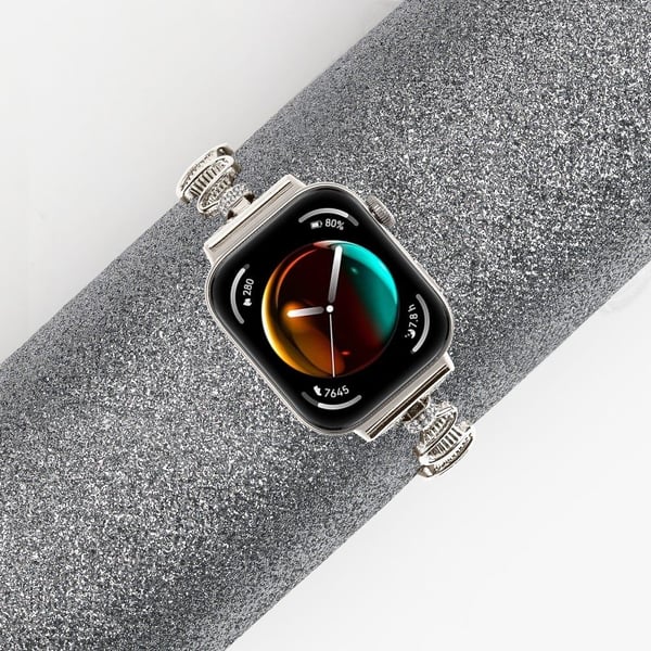 Huawei Watch Fit 3 Rhinestone Decor Wave Shape Sliding Bracelet Watch Strap - Stjernelys