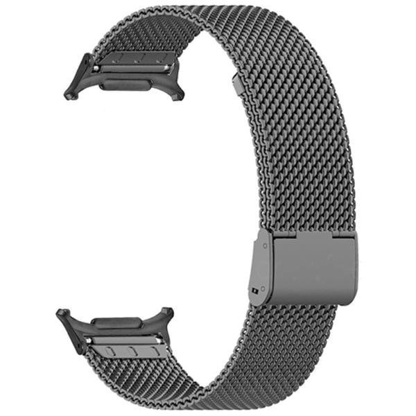 Samsung Galaxy Watch Ultra 47 mm rustfritt stålbånd Milanese-klokkerem med låsespenne - Svart