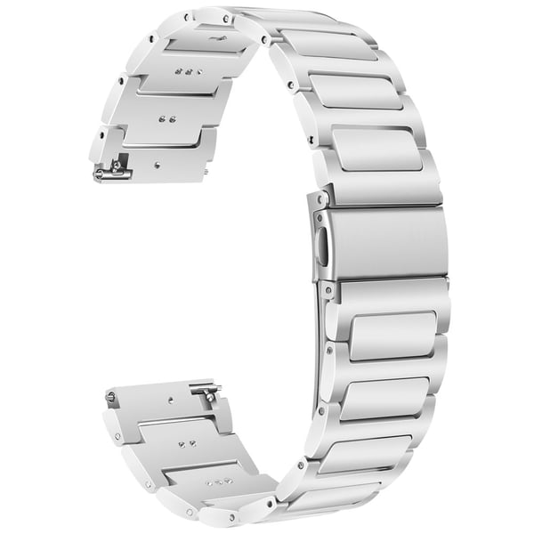 Huawei Watch 4 / 4 Pro / GT 4 46mm korvaava kellonhihna 22mm sinkkiseos ranne - Hopea