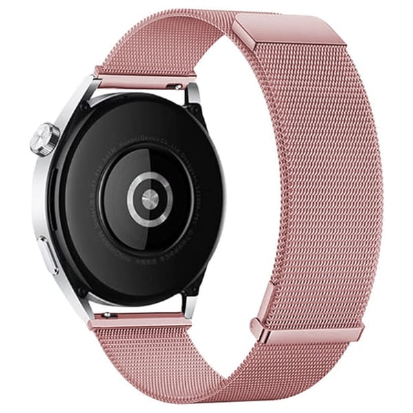 KALEBOL Huawei Watch GT 4 41mm Milanese Mesh kellonhihna 18mm magneettinen rannerengas - Ruusu Vaaleanpunainen