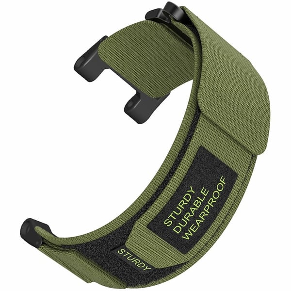 Huami Amazfit T-Rex / T-Rex Pro Outdoor Sports Watch Strap Magic Tape Adjustable Nylon Band - Army Green