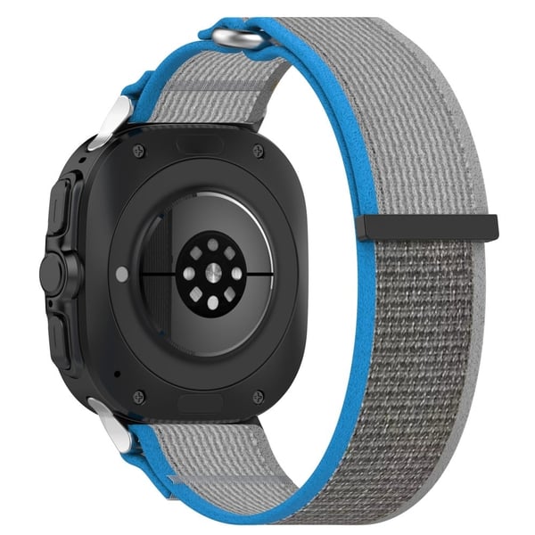 KALEBOL Samsung Galaxy Watch Ultra 47mm Watch Strap Breathable Nylon Sport Strap - Blue+Grey KALEBOL Samsung Galaxy Watch Ultra 47mm Watch Strap Breathable Nylon Sport Strap - Blue+Grey