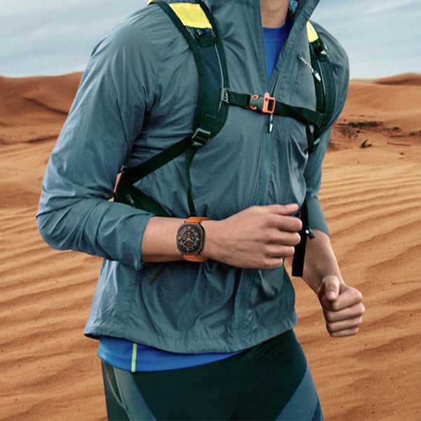 Samsung Galaxy Watch Ultra 47 mm nylonklokkearmbånd med erstatningsarmbånd - Stjernelys