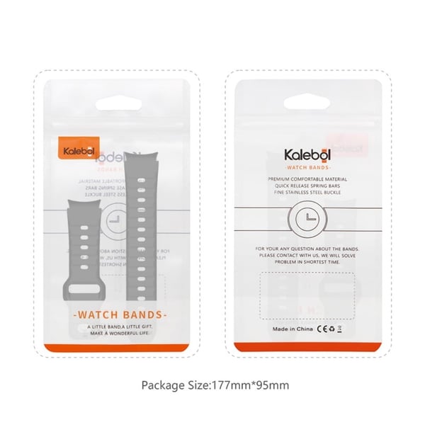 KALEBOL Samsung Galaxy Watch 20mm Watch Band Silicone Strap - Dark Blue