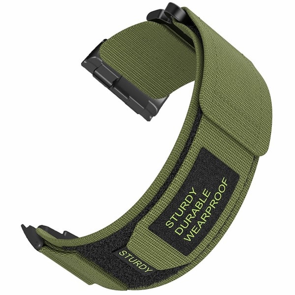 Huawei Watch D Outdoor Climbing Watch Strap Magic Tape Breathable Nylon Band - Army Green Huawei Watch D Outdoor Climbing Watch Strap Magic Tape Breathable Nylon Band - Army Green