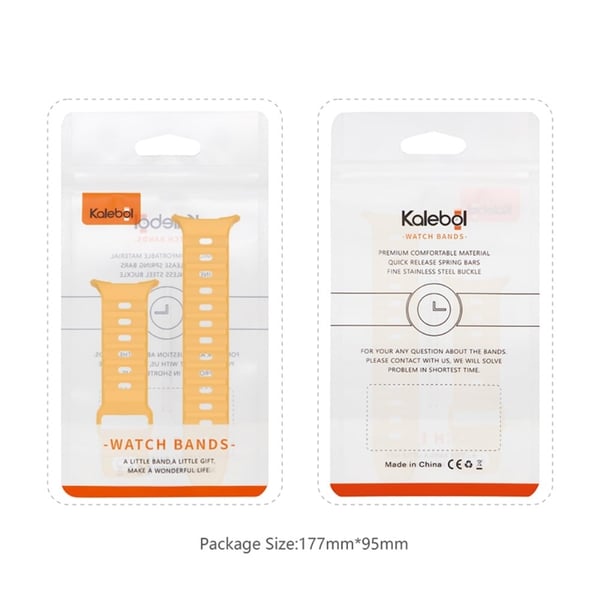 KALEBOL Samsung Galaxy Watch Ultra 47mm silikoni rannekello rannekellon hihna neliösoljella - Pinkki