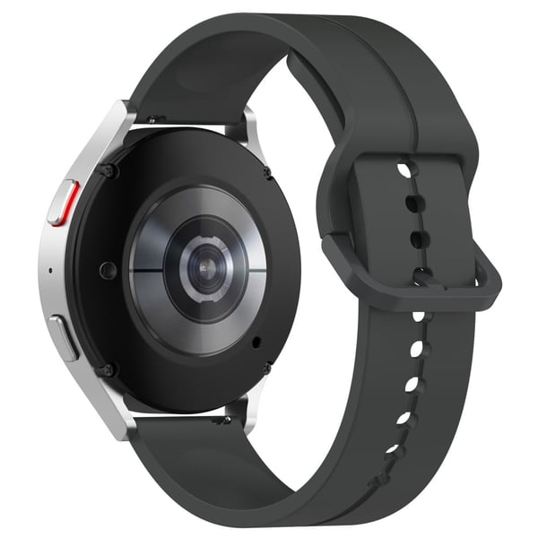 KALEBOL Huawei Watch 4 / 4 Pro / GT 4 46 mm klokkerem 22 mm silikonbånd Groove Design - Mørkegrå KALEBOL Huawei Watch 4 / 4 Pro / GT 4 46 mm klokkerem 22 mm silikonbånd Groove Design - Mørkegrå