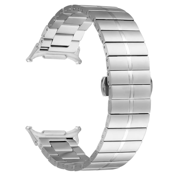 KALEBOL Samsung Galaxy Watch Ultra 47mm Stilig klokkerem i rustfritt stål - Sølv KALEBOL Samsung Galaxy Watch Ultra 47mm Stilig klokkerem i rustfritt stål - Sølv
