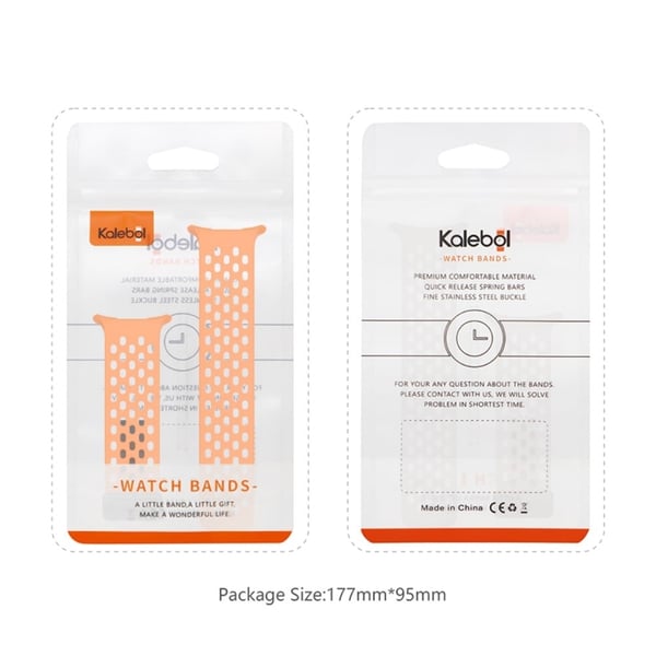 KALEBOL Samsung Galaxy Watch Ultra 47 mm silikonbånd magnetisk erstatningsrem - Oransje