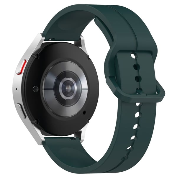 KALEBOL Huawei Watch GT 3 42mm / GT 3 Pro 43mm silikoninen kellonauha 20mm Groove Design hihna - Keskiyön Vihreä