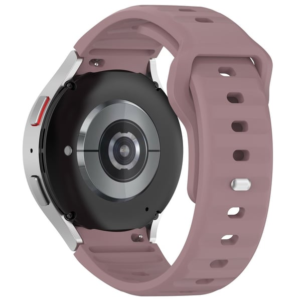 KALEBOL Samsung Galaxy Watch 20 mm klokkerem i silikon - Tåkete Lilla