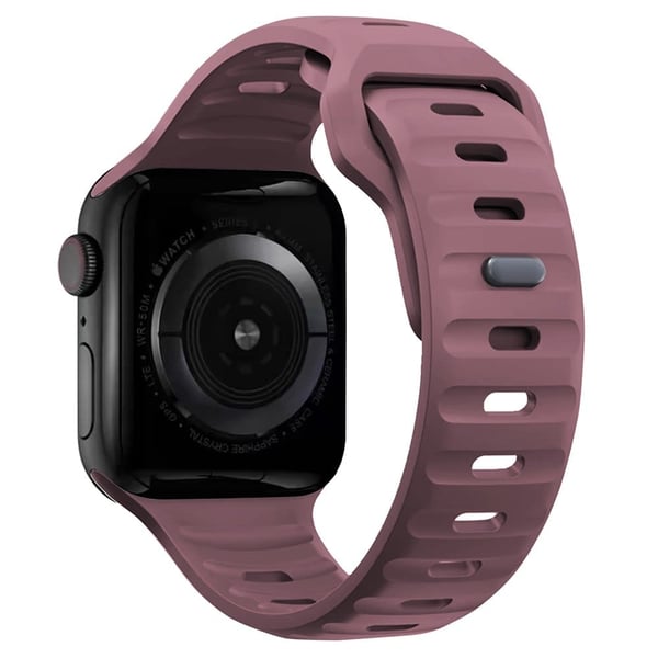 KALEBOL Apple Watch Series 41mm - 40mm - 38mm Watch Band Sports Silicone Strap - Smoky Purple KALEBOL Apple Watch Series 41mm - 40mm - 38mm Watch Band Sports Silicone Strap - Smoky Purple