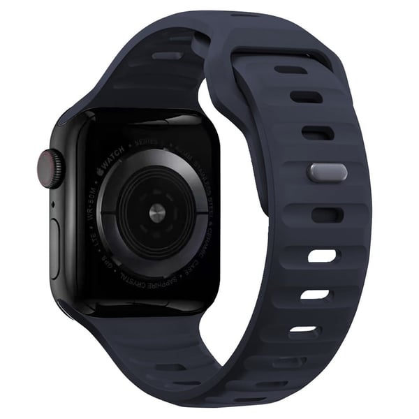 KALEBOL Apple Watch Series 49mm - 45mm - 44mm - 42mm Silicone Watch Band - Midnight KALEBOL Apple Watch Series 49mm - 45mm - 44mm - 42mm Silicone Watch Band - Midnight