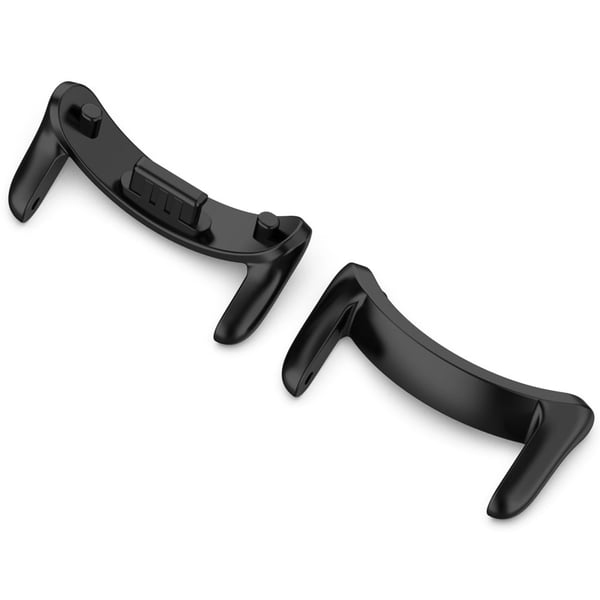 1 par Xiaomi Mi Band 9 / 9 NFC / Smart Band 8 / 8 NFC Watch Strap Connector 14mm rustfritt ståladapter - Svart