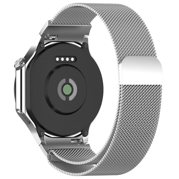 OnePlus Watch 2R / Watch 2 Magnetic Band Milanese Solo Loop klokkerem - Sølv
