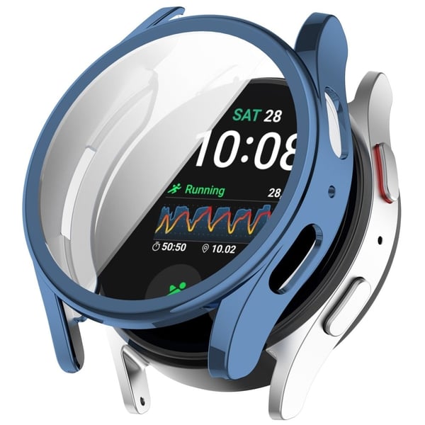 Samsung Galaxy Watch7 44mm Electroplating Flexible Watch Case Flexible Full Coverage - Blue