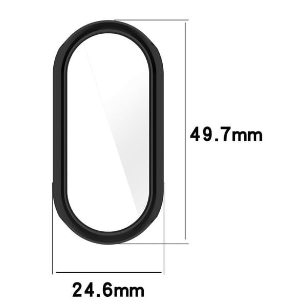 Xiaomi Smart Band 8 / Mi Band 9 / 9 NFC Galvanisering Fullt beskyttelsesdeksel Fleksibelt Watch Frame Case - Sølv