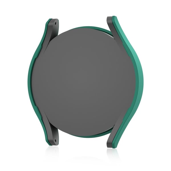 Samsung Galaxy Watch7 44 mm matt etui med skjermfilm i herdet glass - Grønn - Hardt, Støtsikkert Urdeksel