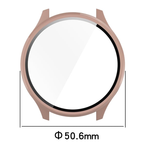 OnePlus Watch 2R / Watch 2 Etui Hardt støtbestandig fullt beskyttende urdeksel med herdet glassfilm - Mørkeblå
