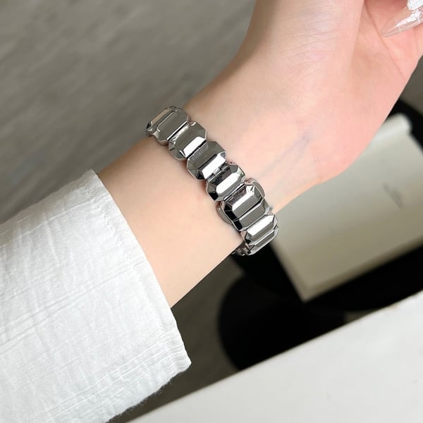 Apple Watch Series 41mm - 40mm - 38mm klokkerem av sinklegering - Sølv