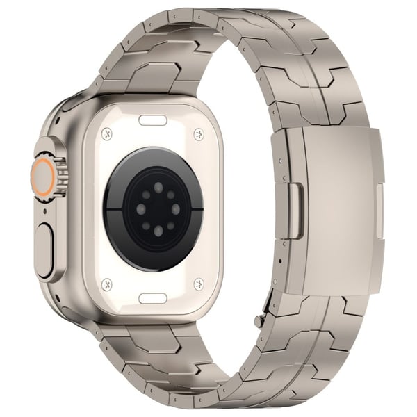 Apple Watch Series 41mm - 40mm - 38mm Watch Strap Titanium Alloy Bracelet - Titanium Apple Watch Series 41mm - 40mm - 38mm Watch Strap Titanium Alloy Bracelet - Titanium