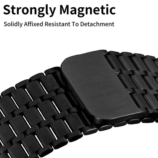 Garmin Vivomove Style / Vivomove / Vivomove HR Sport / Garminmove Style Magnetisk rustfritt stålrem - Svart