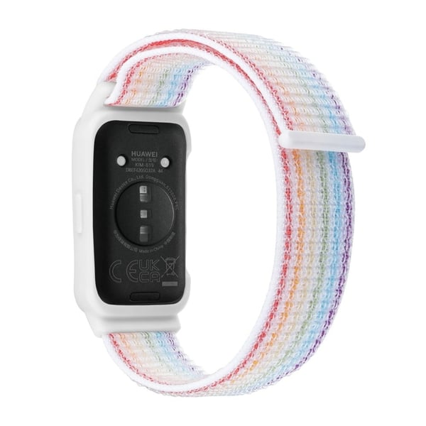 Huawei Band 8 / 9 Nylon Loop Watch Strap with Integrated Flexible Protective Case - Multi-color