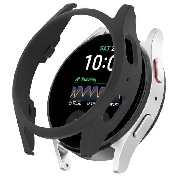 Samsung Galaxy Watch7 40mm Anti-Drop Bump Resistant Watch Case Hollow Protective Frame - Black