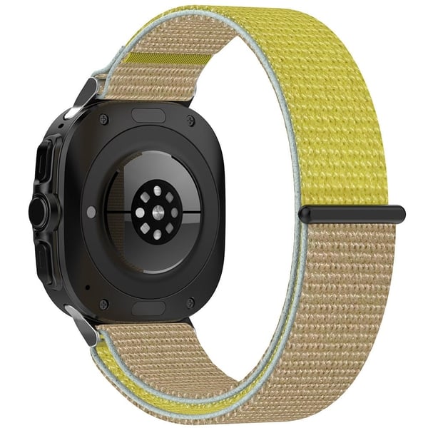 Samsung Galaxy Watch Ultra 47 mm nylonklokkerem med justerbar håndleddsrem - Kamel
