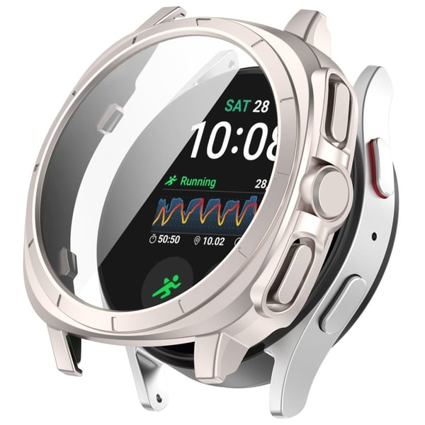 Samsung Galaxy Watch7 40mm Anti-Drop Watch Case Flexible Protective Frame - Starlight