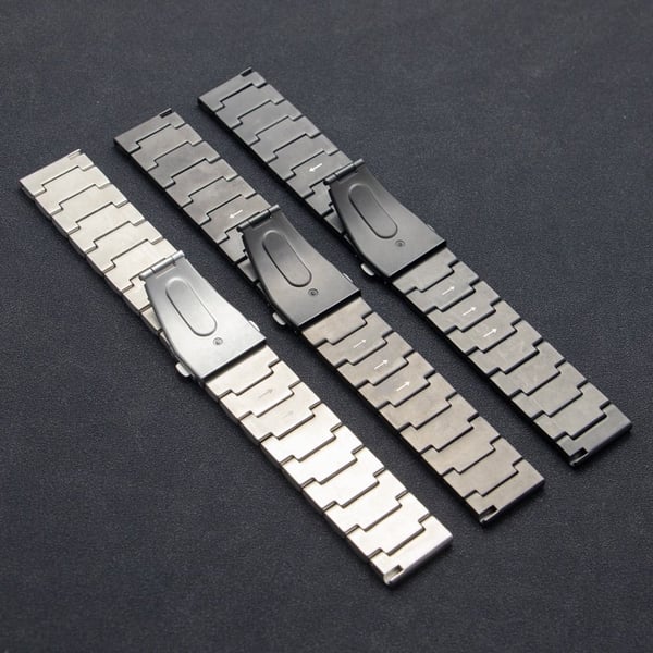 Huawei Watch GT4 / Xiaomi Mi Watch / Samsung Titanium Alloy Watch Strap 22mm - Svart