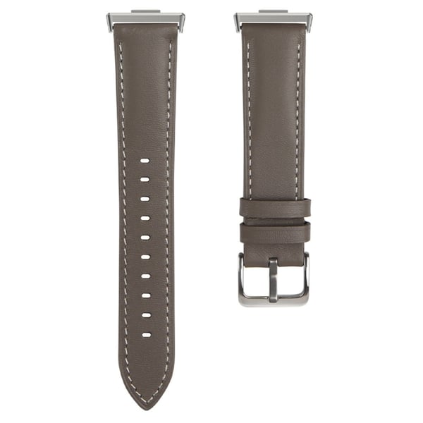 Huawei Watch Fit 3 Genuine Cow Leather Band Slim Watch Strap - Grå