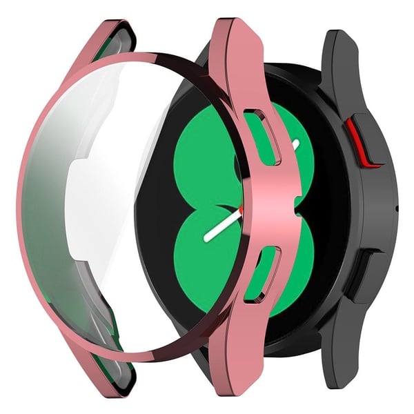 Samsung Galaxy Watch FE 40mm Klokkeveske Full beskyttelse Galvanisering Fleksibelt deksel - Rosa