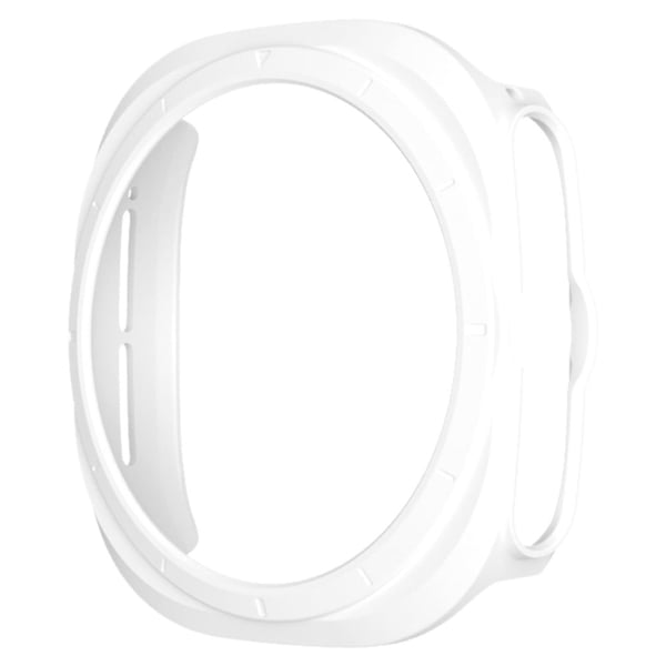 Samsung Galaxy Watch Ultra 47mm Kova kolhunkestävä tapaus ontto kellon kansi - Valkoinen