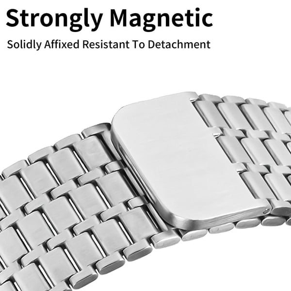 Garmin Vivomove Style / Vivomove / Vivomove HR Sport / Garminmove Style Magnetiskt klockarmband i rostfritt stål - Silver