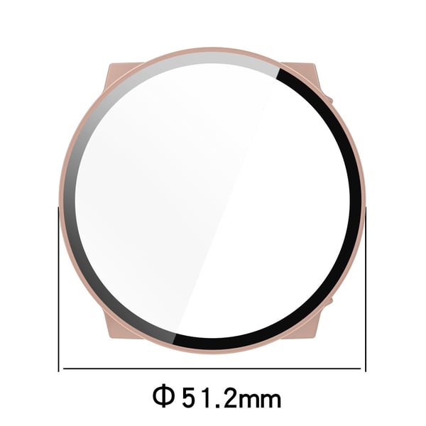 Suunto Race All-Around Watch Case Hard Bump Resistant Cover with Tempered Glass Screen Film - Black